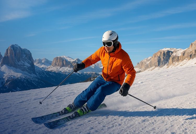 A conscious skier and snowboarder