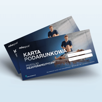 Karta podarunkowa Przegląd fizjoterapeutyczny SPORT